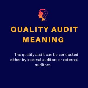 What is Quality Audit Process